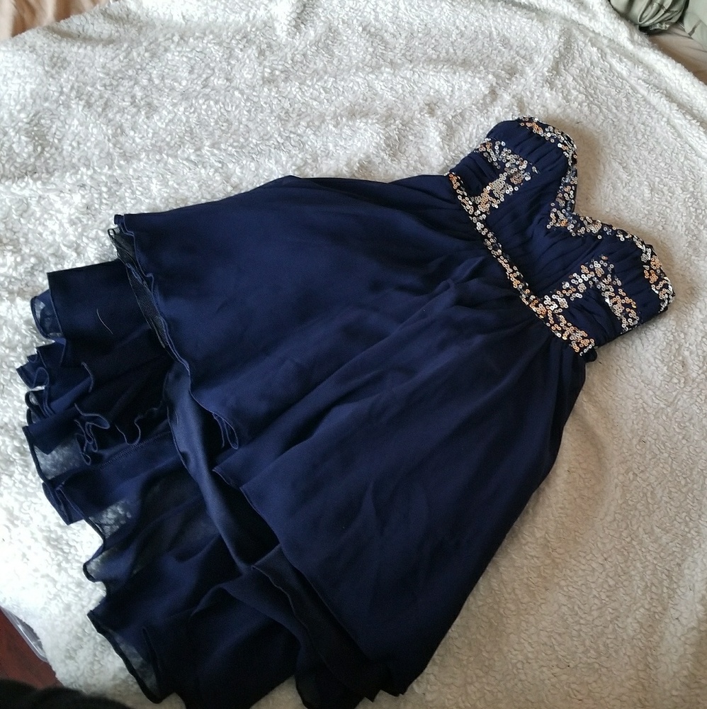 Strapless Semi-formal Dress